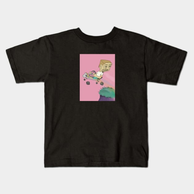 Blockhead Kids T-Shirt by Bad Opera